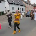 A 'native American' with a bow and arrow, The Carnival Procession, Diss, Norfolk - 16th June 2024