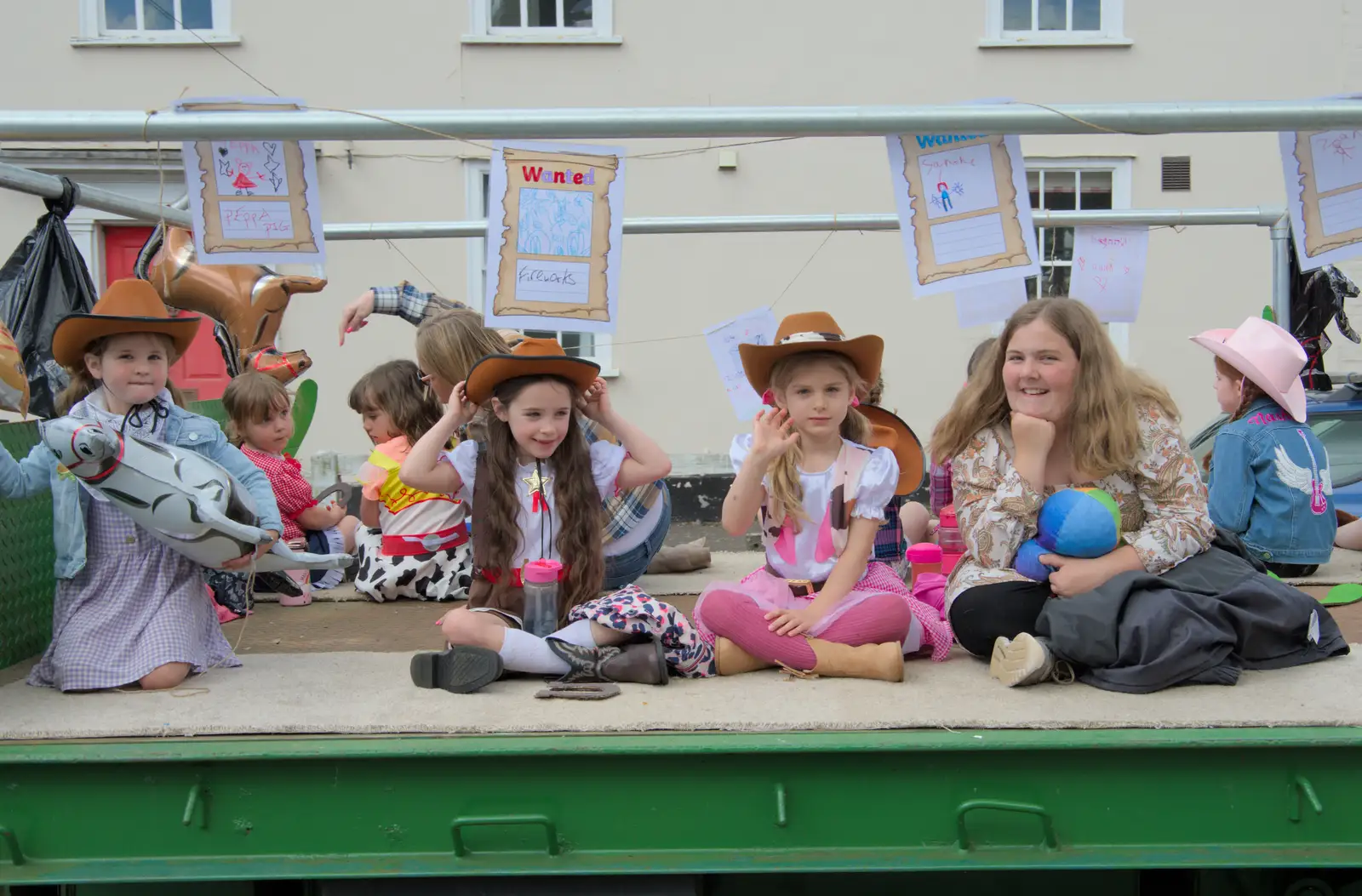 Kelsey from the Dove Players, from The Carnival Procession, Diss, Norfolk - 16th June 2024