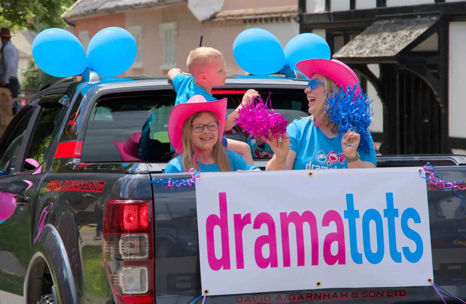 A Dramatots pickup float, from The Carnival Procession, Diss, Norfolk - 16th June 2024