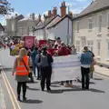 The parade on Mount Street, The Carnival Procession, Diss, Norfolk - 16th June 2024