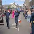 The Air Force cadets do some collecting, The Carnival Procession, Diss, Norfolk - 16th June 2024