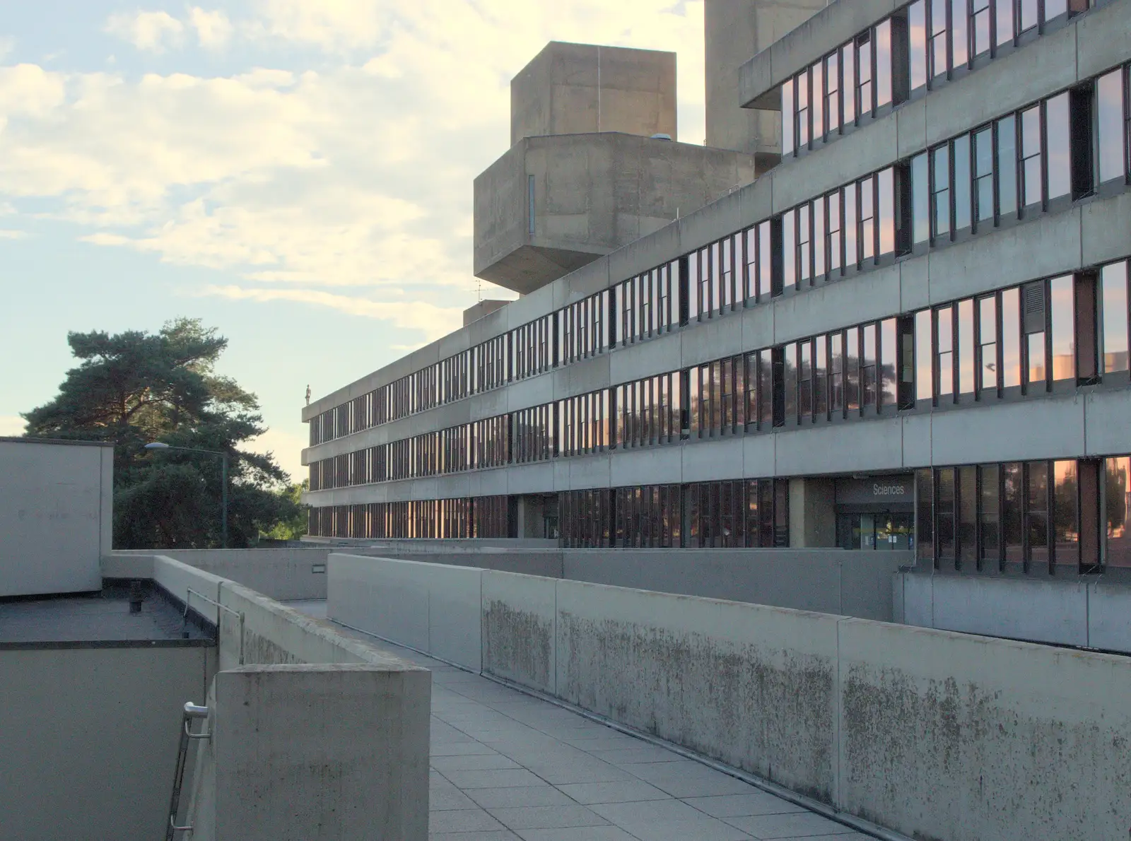 Stark modernist architecture at the UEA, from Mama Afrika, and Richard Hawley at the UEA, Norwich - 16th June 2024