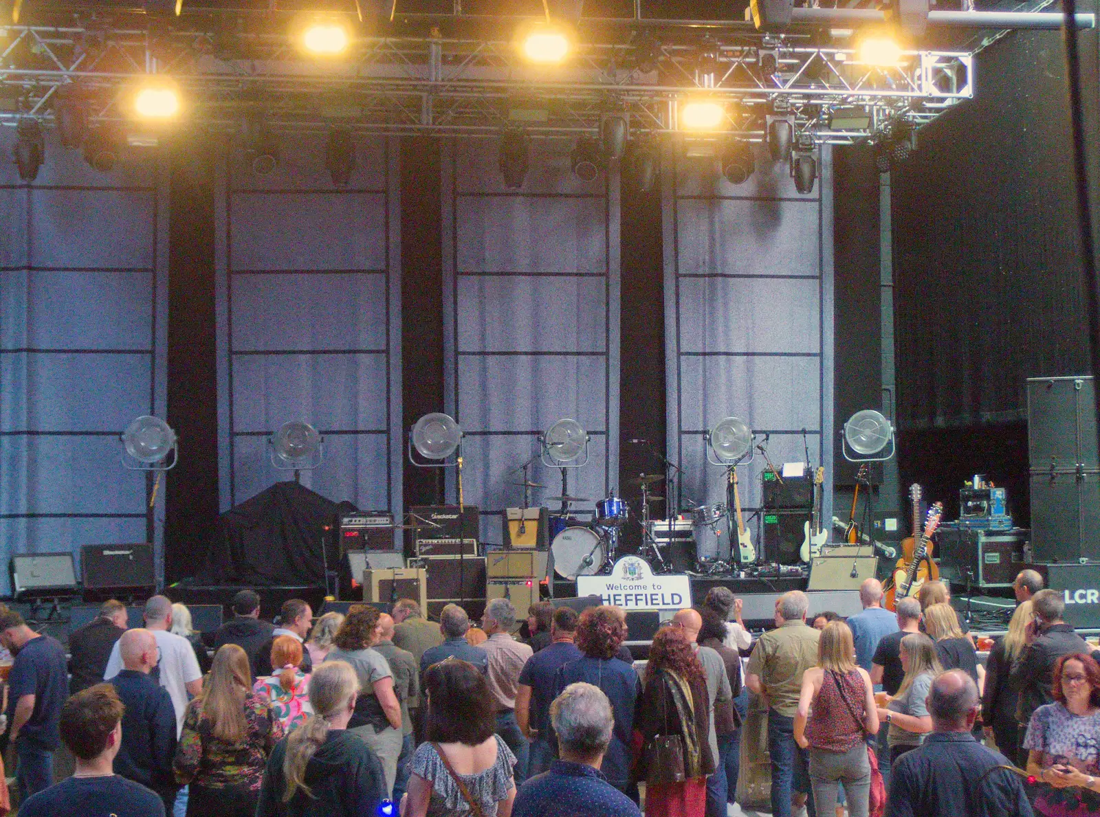 The stage is set in the LCR, from Mama Afrika, and Richard Hawley at the UEA, Norwich - 16th June 2024