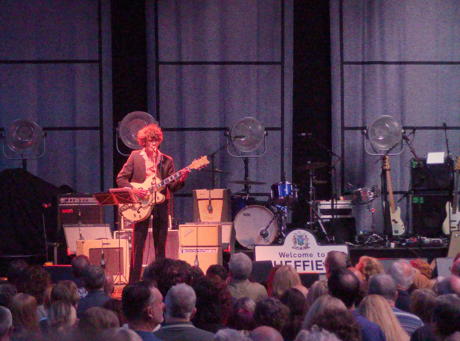 James Bagshaw is the support act, from Mama Afrika, and Richard Hawley at the UEA, Norwich - 16th June 2024