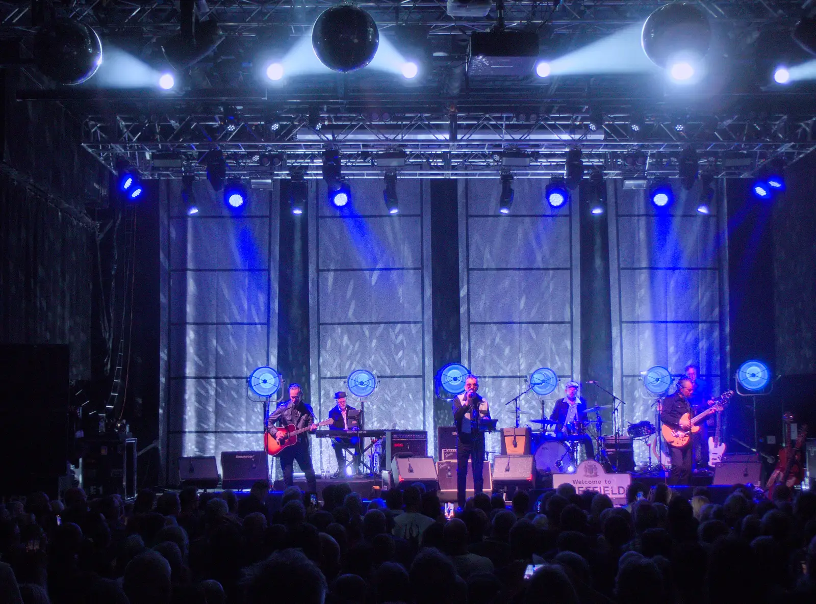 Richard Hawley and the band, from Mama Afrika, and Richard Hawley at the UEA, Norwich - 16th June 2024