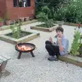 Fred does some marshmallows on a stick, The BSCC at Redgrave, Noctilucent Clouds and a Village Hall Party, Brome - 29th June 2024