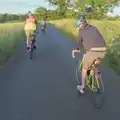 On the low road back from Redgrave, The BSCC at Redgrave, Noctilucent Clouds and a Village Hall Party, Brome - 29th June 2024