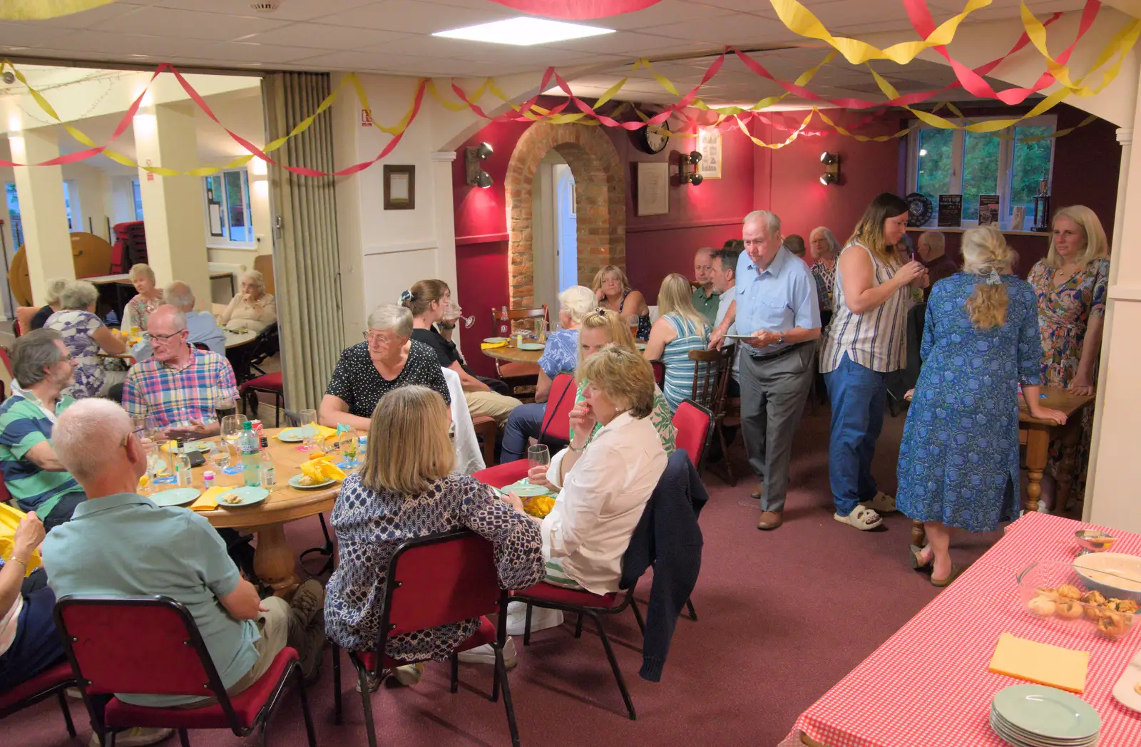 Party time in the village hall, from The BSCC at Redgrave, Noctilucent Clouds and a Village Hall Party, Brome - 29th June 2024