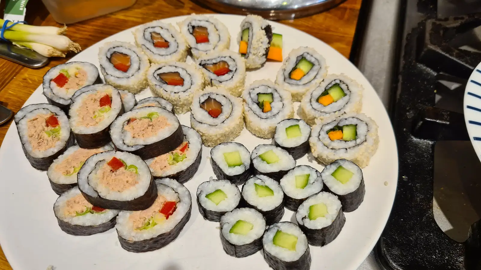 It's home-made sushi night again, from The BSCC at Redgrave, Noctilucent Clouds and a Village Hall Party, Brome - 29th June 2024