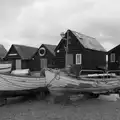 Fishing boats undergoing restoration, Eye Karate Kamp, Southwold Harbour, Suffolk - 6th July 2024