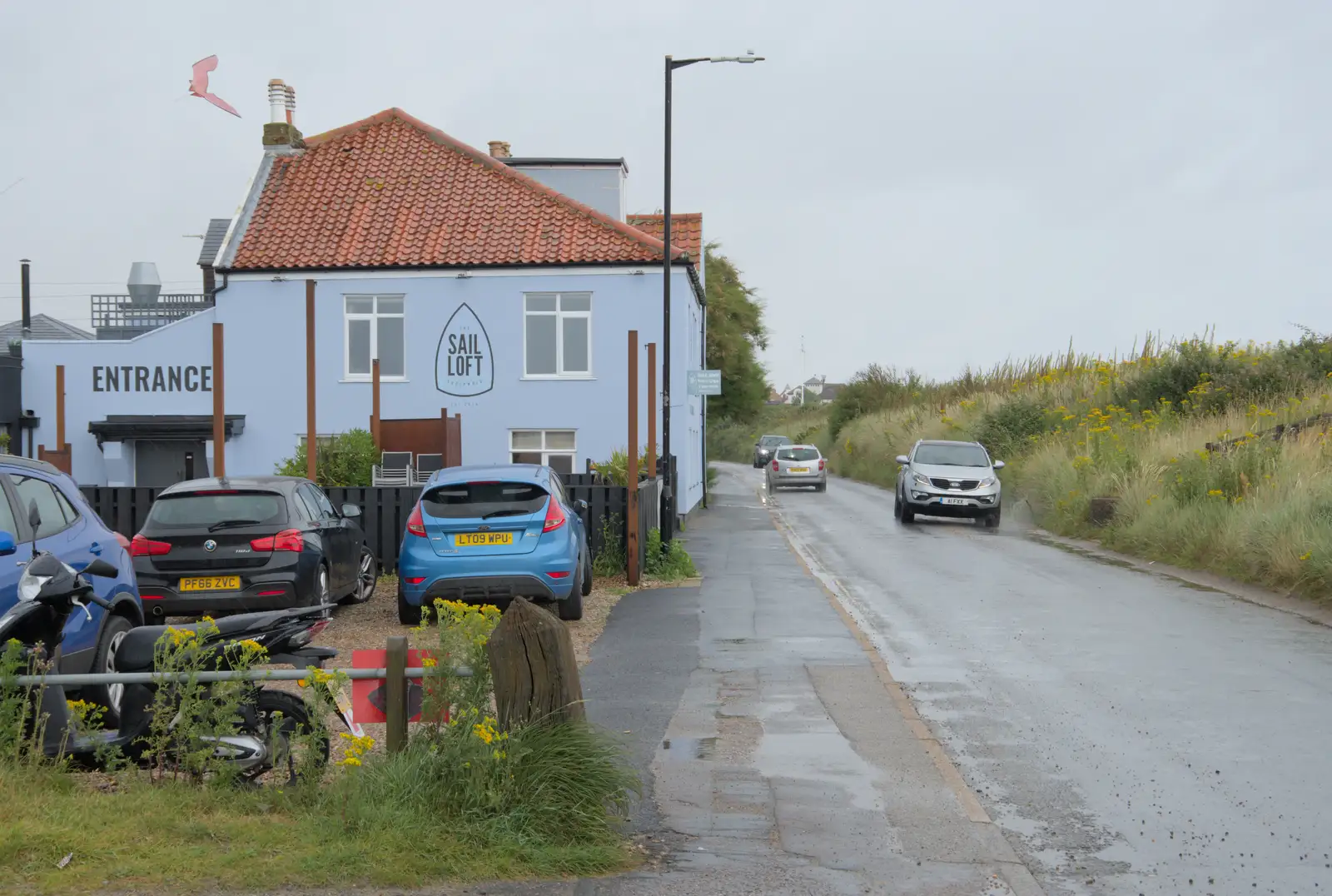 We walk up Ferry Road past the Sail Loft, from Eye Karate Kamp, Southwold Harbour, Suffolk - 6th July 2024