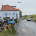 We walk up Ferry Road past the Sail Loft, Eye Karate Kamp, Southwold Harbour, Suffolk - 6th July 2024