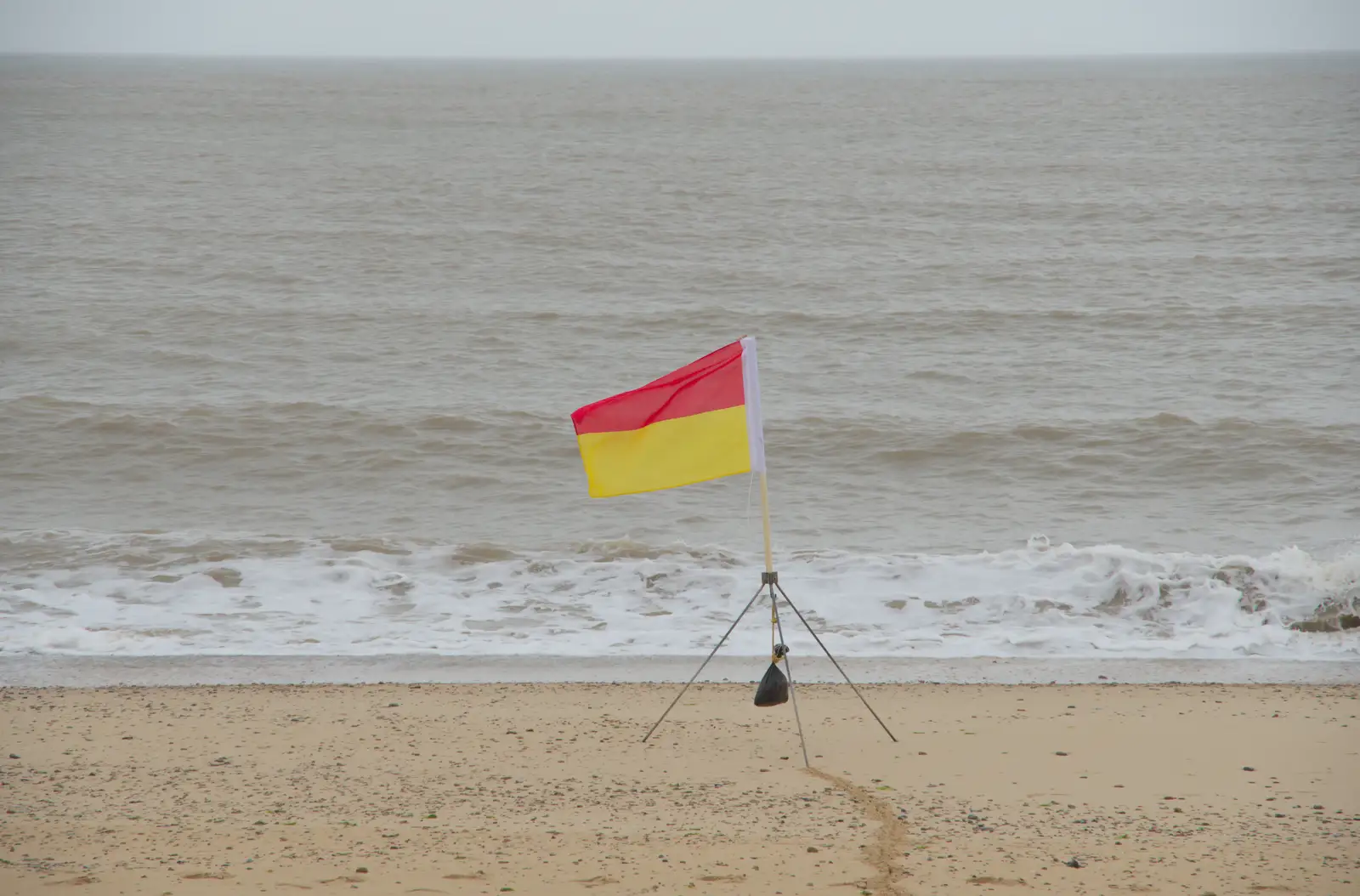 Lifeguards are out, but it's not really the weather, from Eye Karate Kamp, Southwold Harbour, Suffolk - 6th July 2024