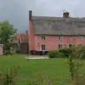 The remains of the Bedfield Crown pub, A Return to Bedfield and the Church of St. Nicholas, Suffolk - 11th July 2024