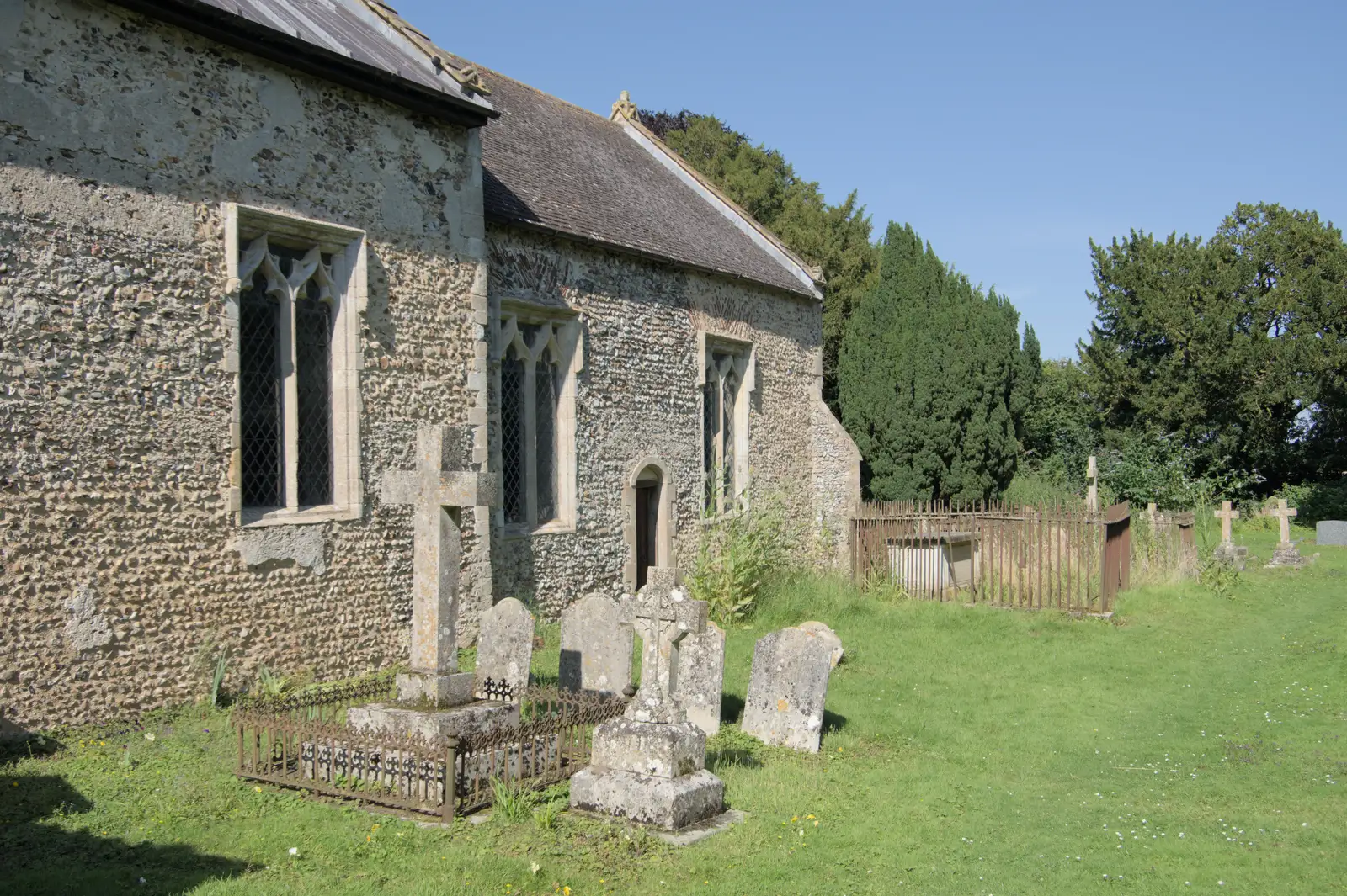 The part-Norman chancel on a sunnier day, from A Return to Bedfield and the Church of St. Nicholas, Suffolk - 11th July 2024