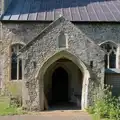 The mediaeval porch, A Return to Bedfield and the Church of St. Nicholas, Suffolk - 11th July 2024