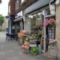 A flower shop, and the Black Cat Café, Back on Mill Road, North Romsey, Cambridge - 12th July 2024