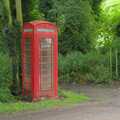 The K6 phone box on Brome Street, The Brome and Oakley Village Fête, Brome Hall, Suffolk - 13th July 2024