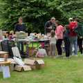 Sue and Tony's cric-a-brac stall, The Brome and Oakley Village Fête, Brome Hall, Suffolk - 13th July 2024