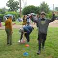 Fred's scored a bottle of Coca-Cola, The Brome and Oakley Village Fête, Brome Hall, Suffolk - 13th July 2024