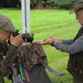 Someone's found a toad somewhere, The Brome and Oakley Village Fête, Brome Hall, Suffolk - 13th July 2024