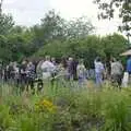 There's a queue for the food van, Lane's End Festival, Bressingham, Norfolk - 14th July 2024