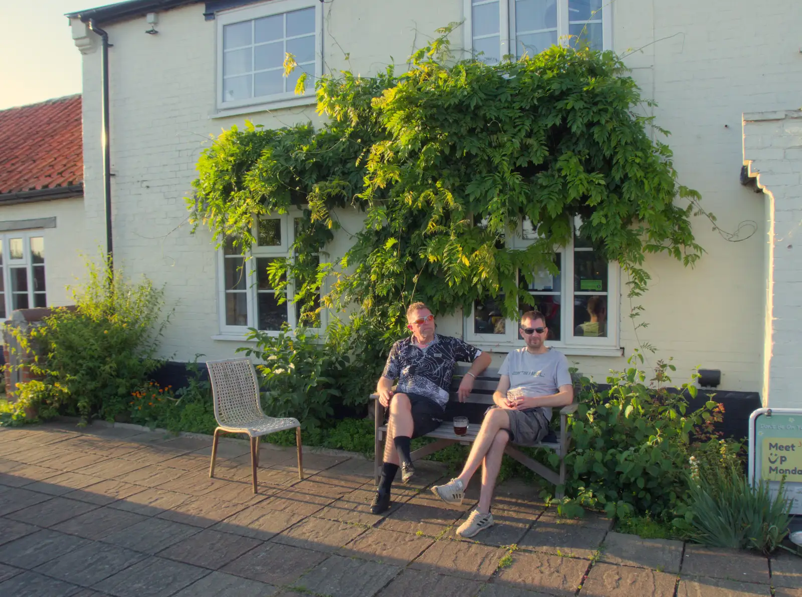 Gaz and Phil again, from The BSCC at Gissing Crown and Thelnetham White Horse - 18th July 2024