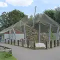 The snow leopard's compound, Harry at the Zoo, Banham, Norfolk - 28th July 2024