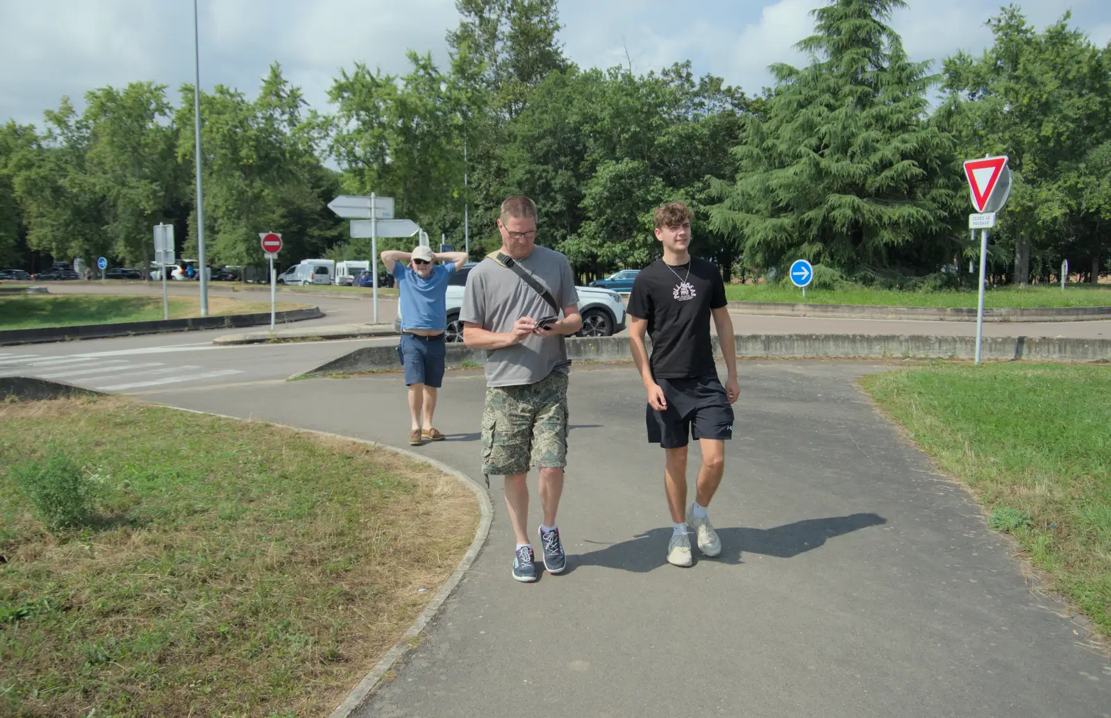 We stop at another services for a wee, from An Olympic Road Trip from Diss to Marseille, France - 3rd August 2024