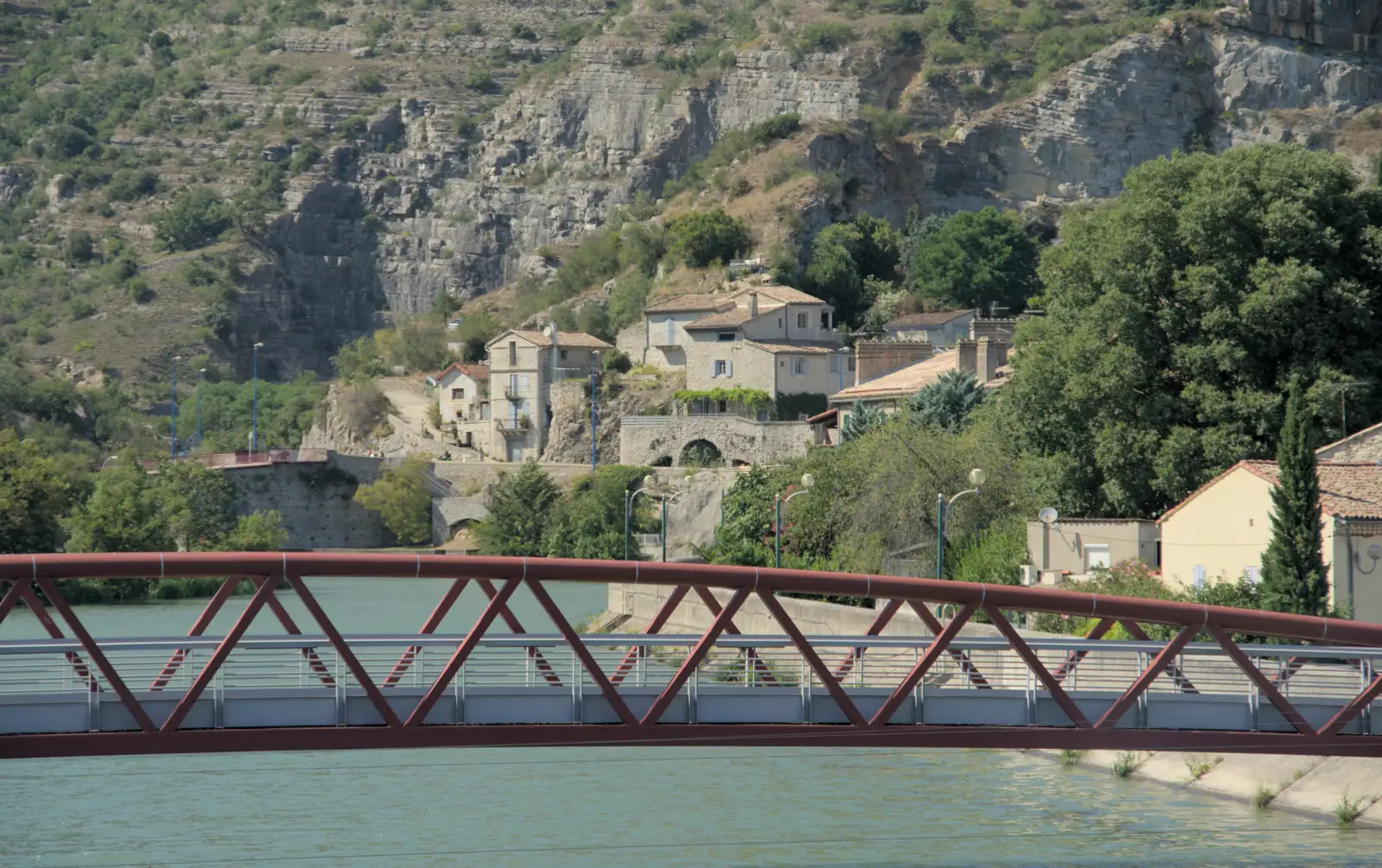 A quaint village on a river, from An Olympic Road Trip from Diss to Marseille, France - 3rd August 2024