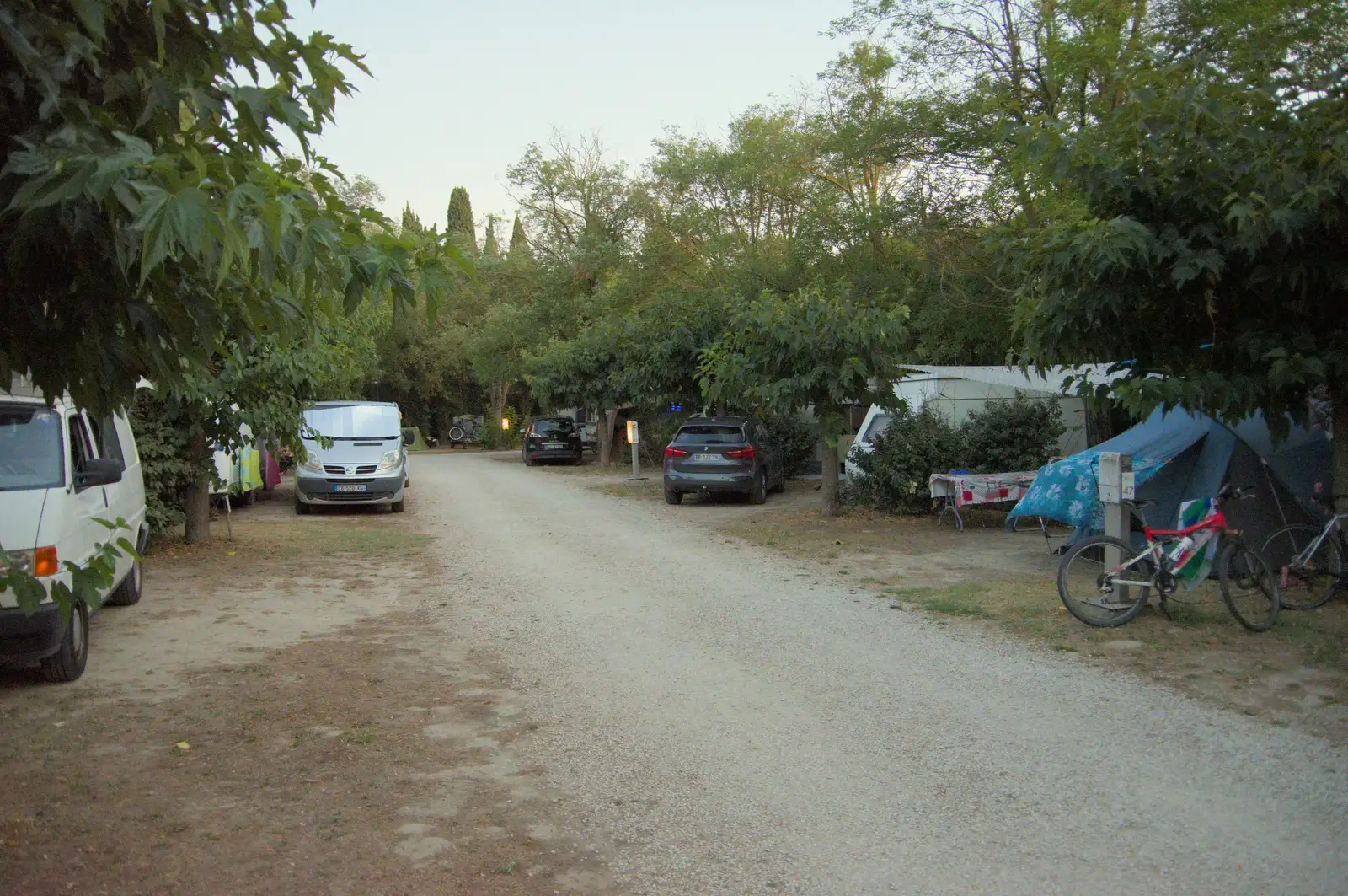 The bucolic campsite of La Roquette, from An Olympic Road Trip from Diss to Marseille, France - 3rd August 2024