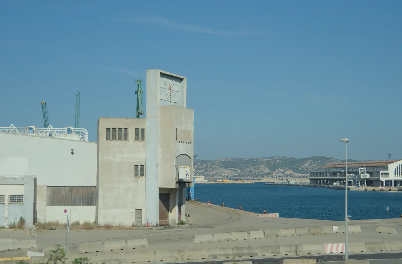 The old abandoned port area, from An Olympic Road Trip from Diss to Marseille, France - 3rd August 2024