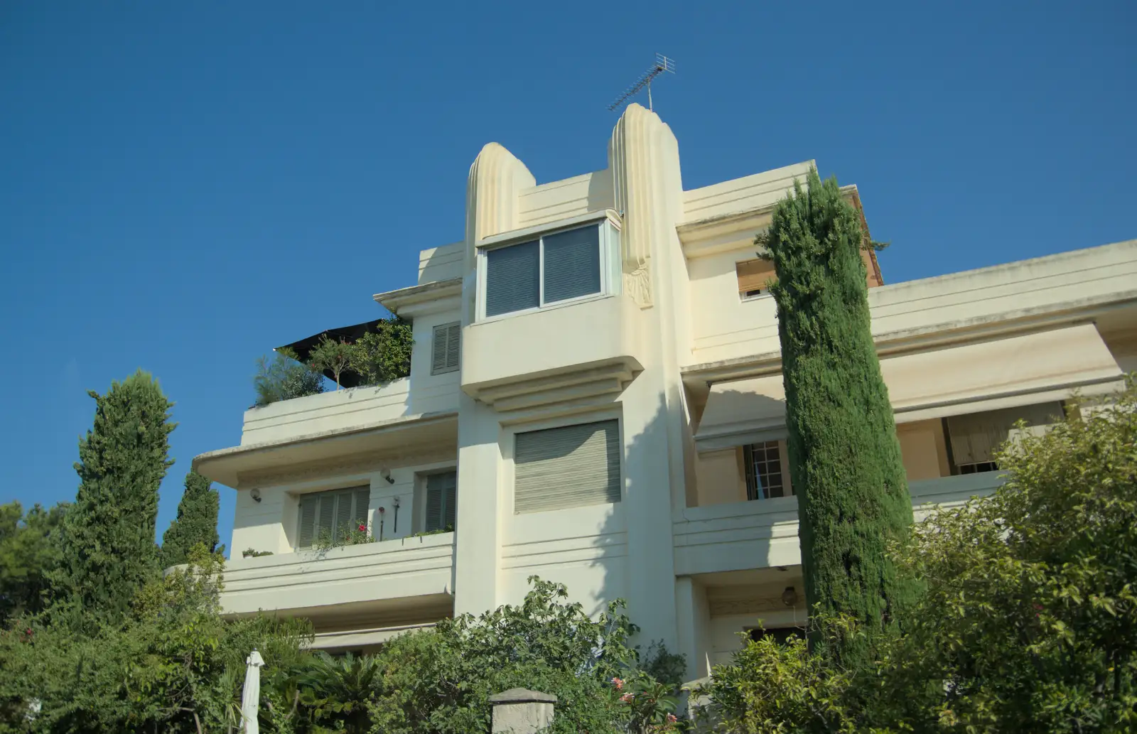 An impressive 1930s house on Avenue de Monaco, from An Olympic Road Trip from Diss to Marseille, France - 3rd August 2024