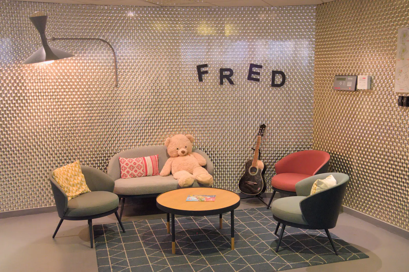 A Fred-themed corner , from Hannah and Olympic ILCA 6 Sailing, Marseille, France - 5th August 2024