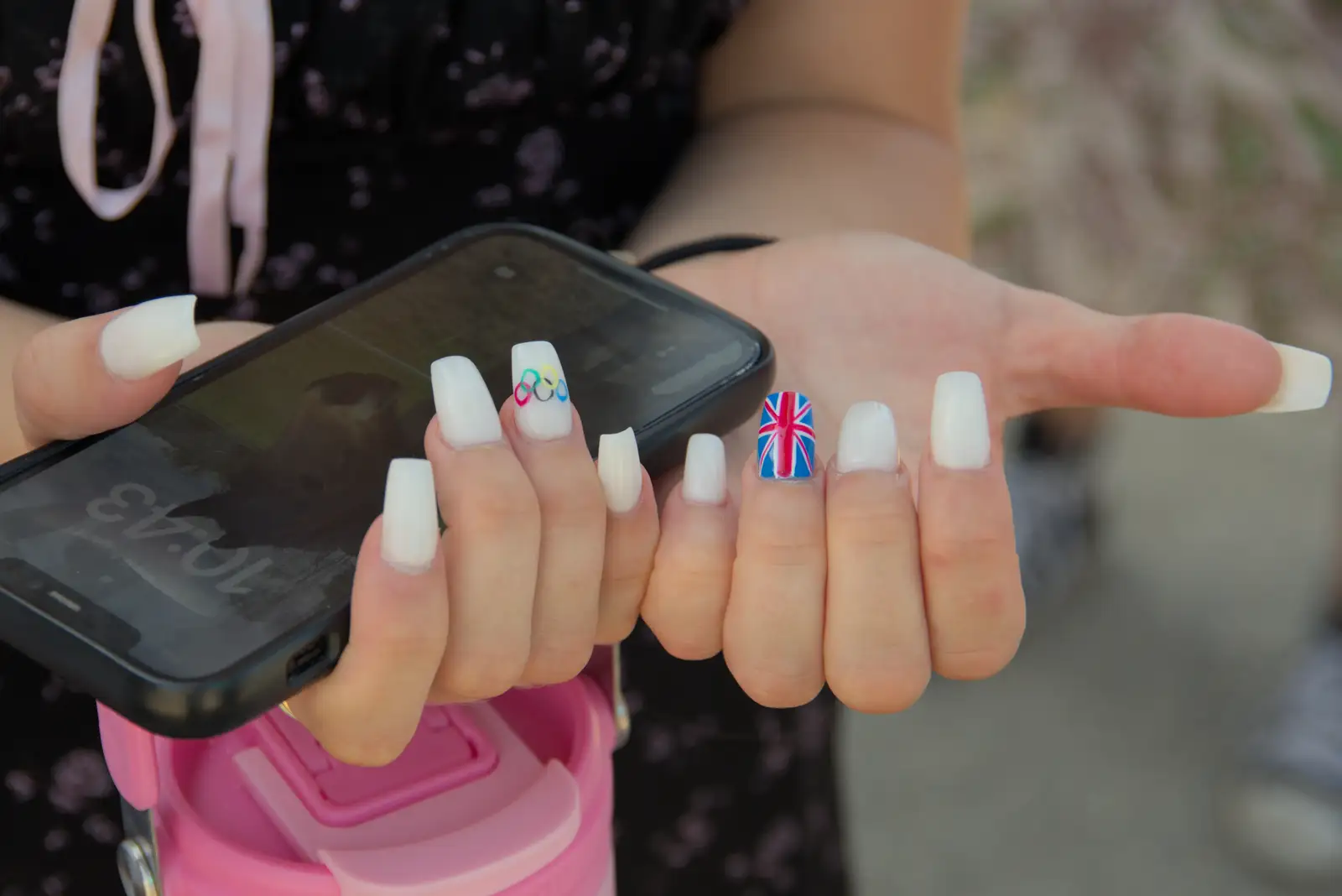 Sydney has Olympic nails, from Hannah and Olympic ILCA 6 Sailing, Marseille, France - 5th August 2024