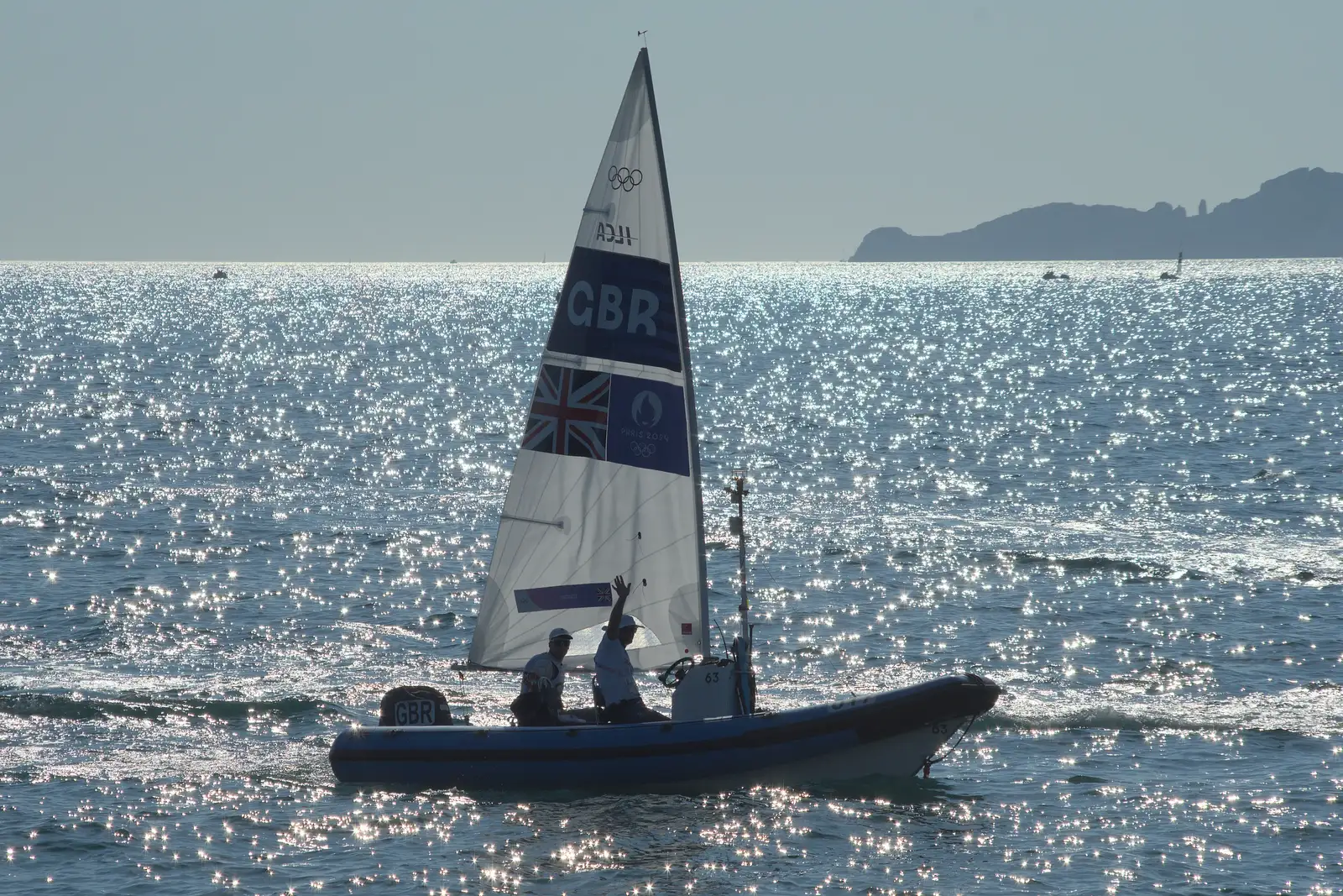 The men's ILCA 7 returns, from Hannah and Olympic ILCA 6 Sailing, Marseille, France - 5th August 2024