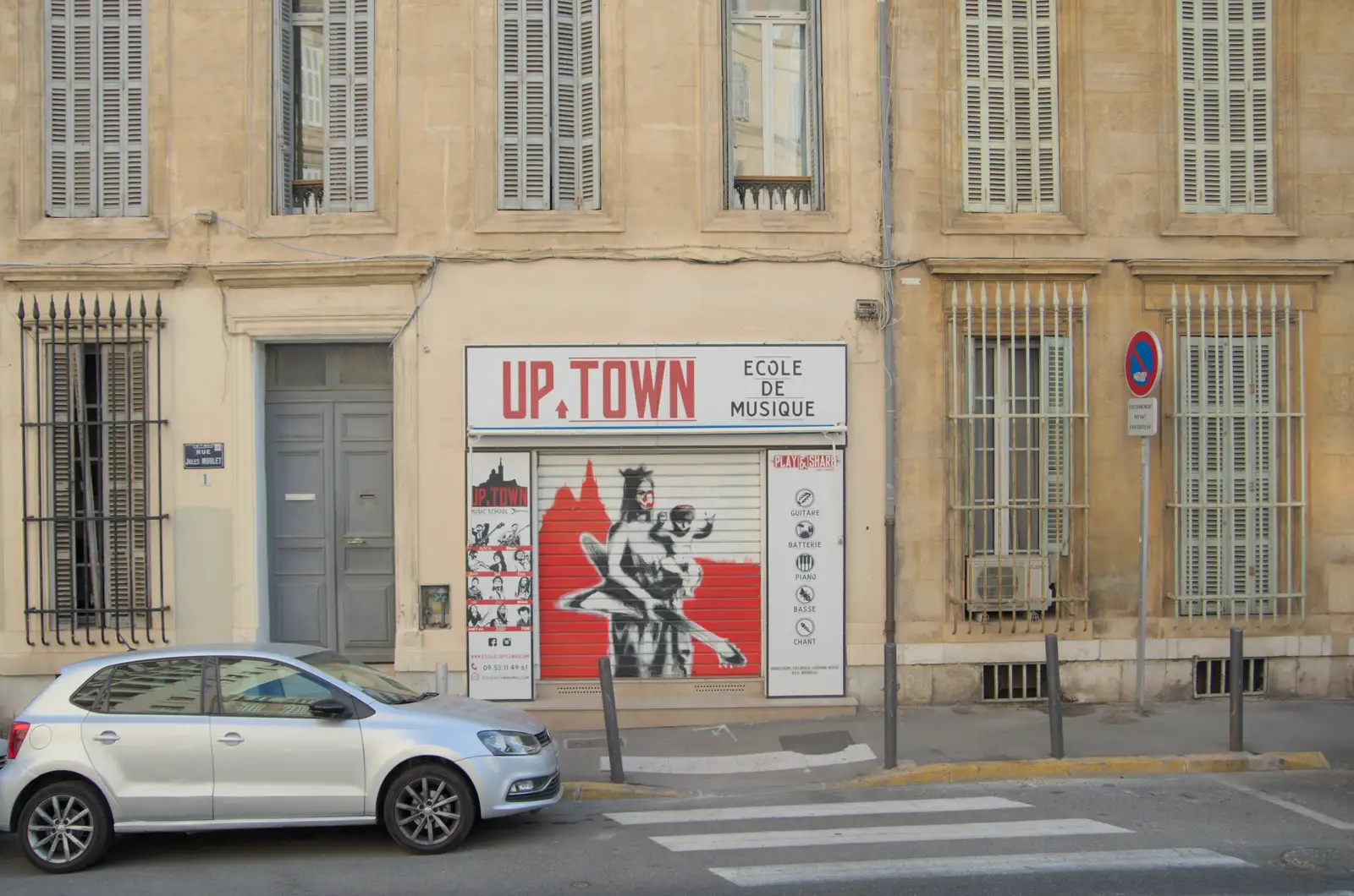 Up.Town music school, from Olympic Non-Sailing, Notre Dame, and the Journey Home, Marseille, France - 8th August 2024