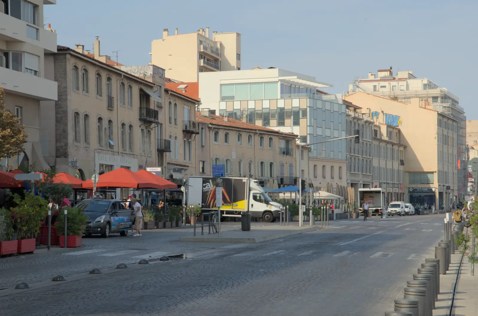 Down by the waterfront in Marseille old town, from Olympic Non-Sailing, Notre Dame, and the Journey Home, Marseille, France - 8th August 2024