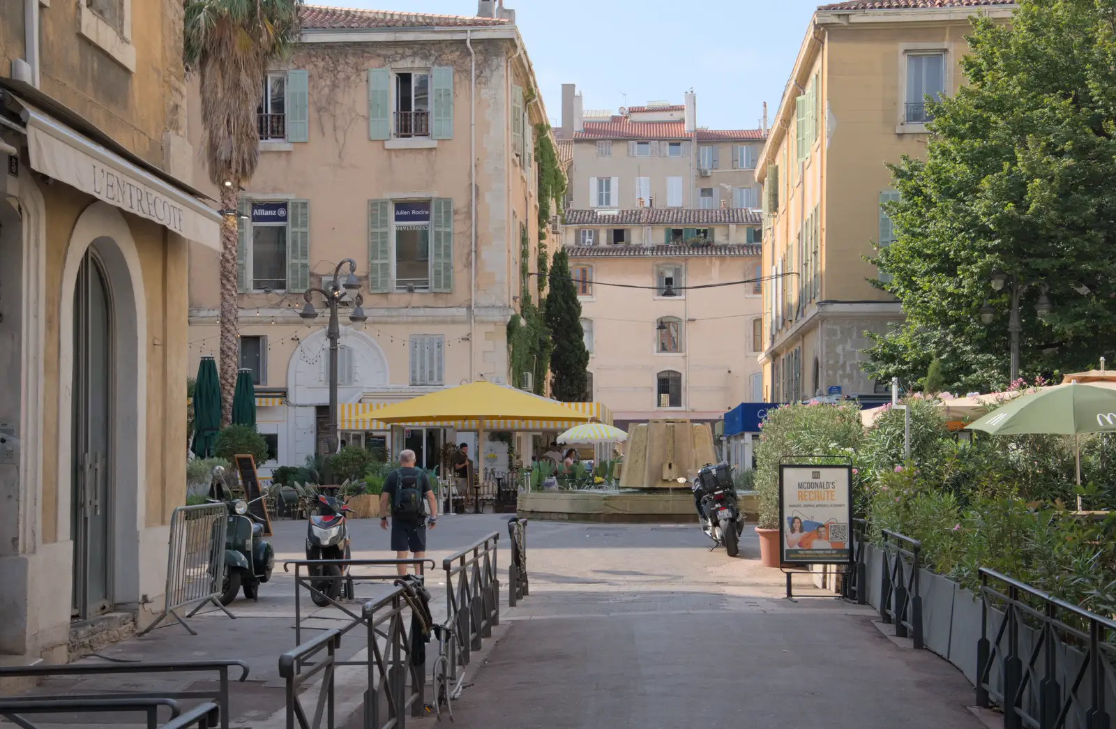 Hamish walks about, from Olympic Non-Sailing, Notre Dame, and the Journey Home, Marseille, France - 8th August 2024