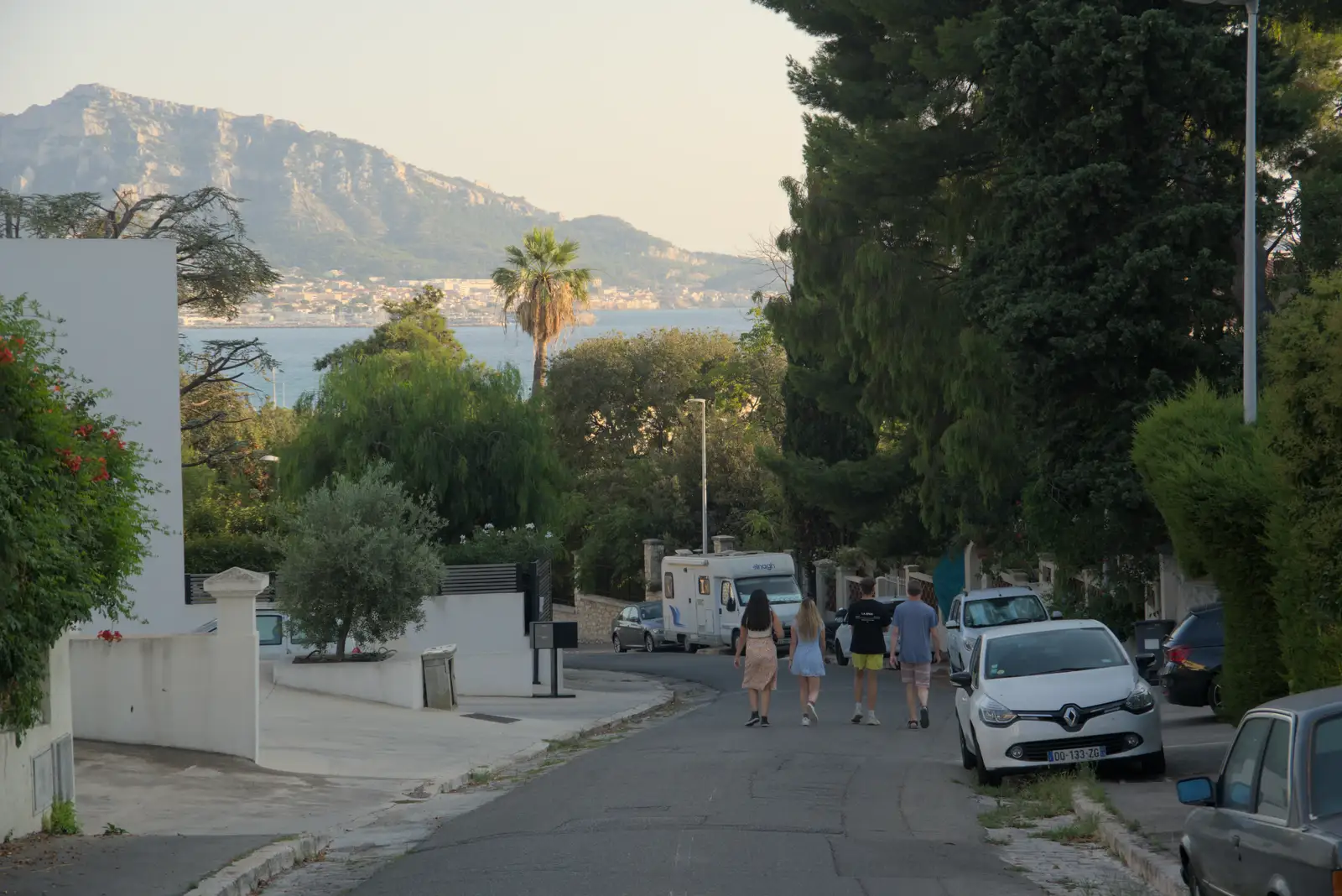 We walk down to the seafront for dinner, from Olympic Non-Sailing, Notre Dame, and the Journey Home, Marseille, France - 8th August 2024