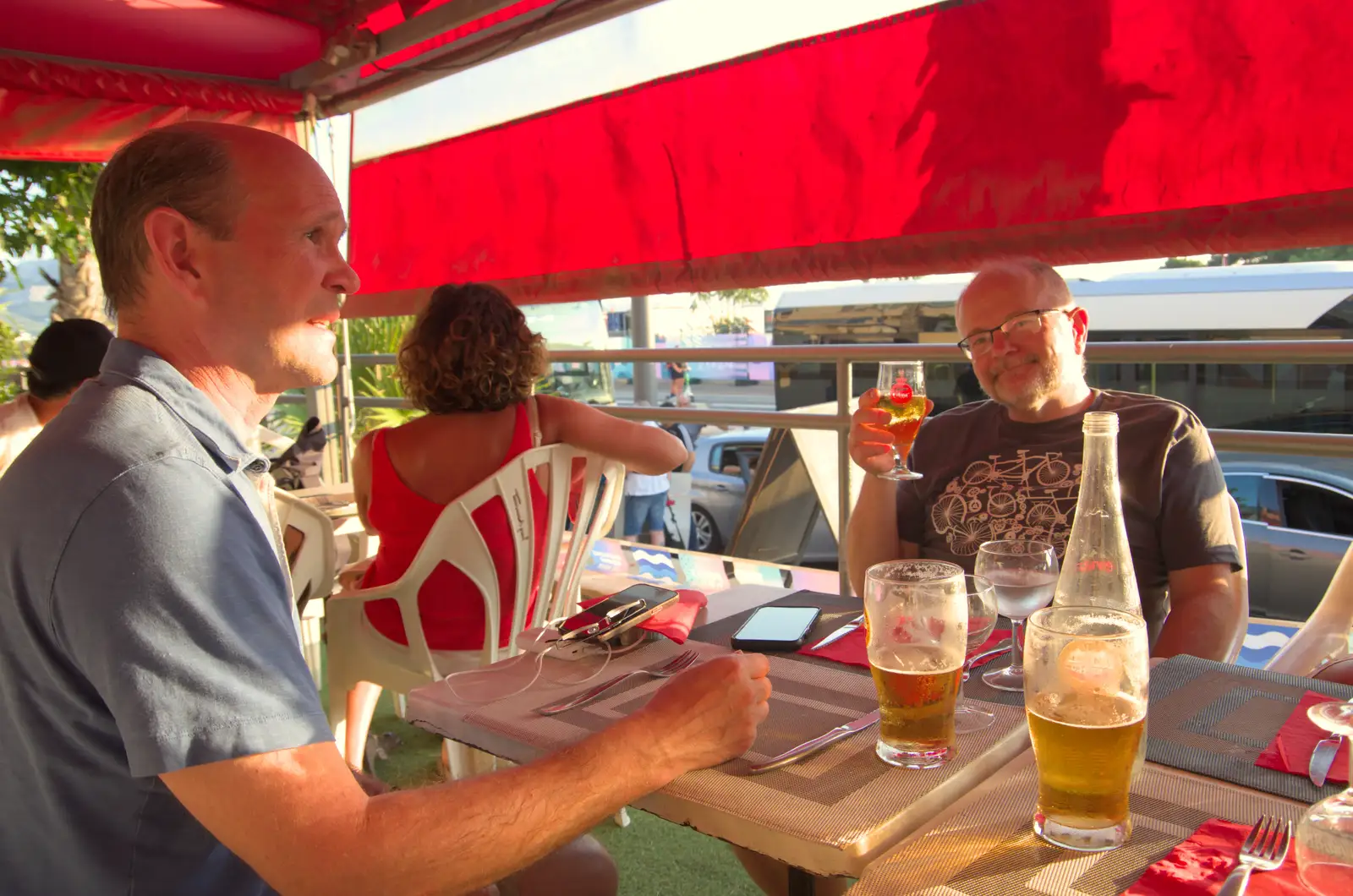 Phil and Hamish , from Olympic Non-Sailing, Notre Dame, and the Journey Home, Marseille, France - 8th August 2024