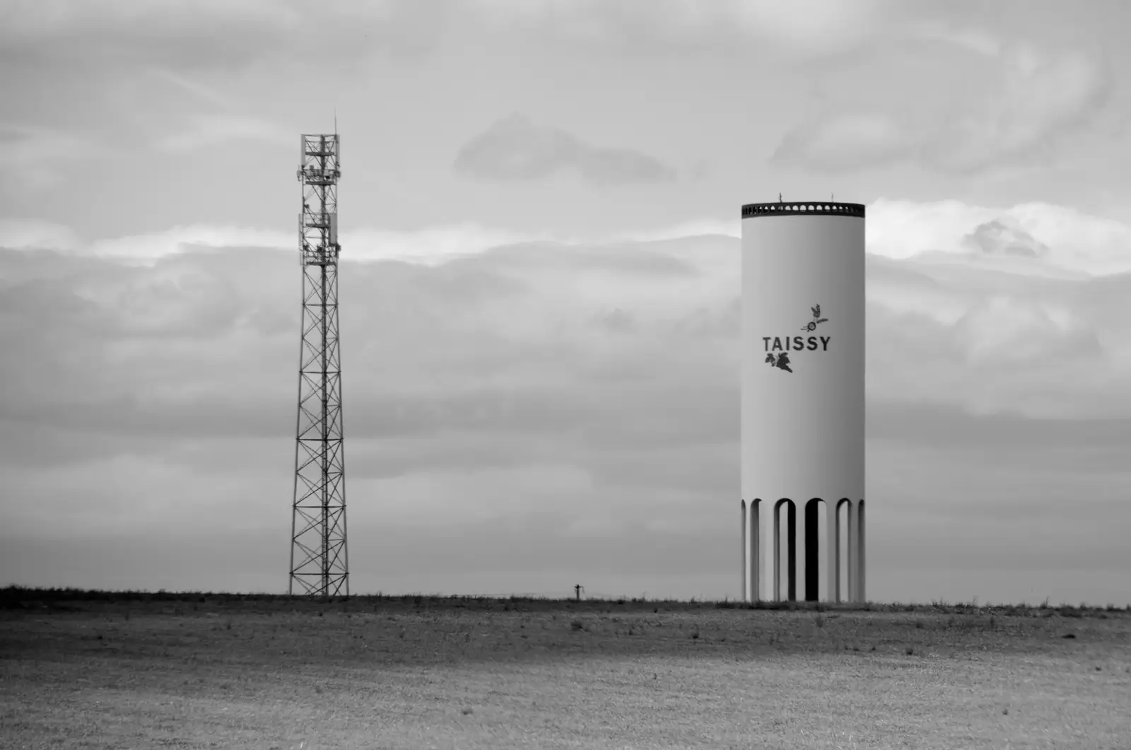 A very French water tower, from Olympic Non-Sailing, Notre Dame, and the Journey Home, Marseille, France - 8th August 2024