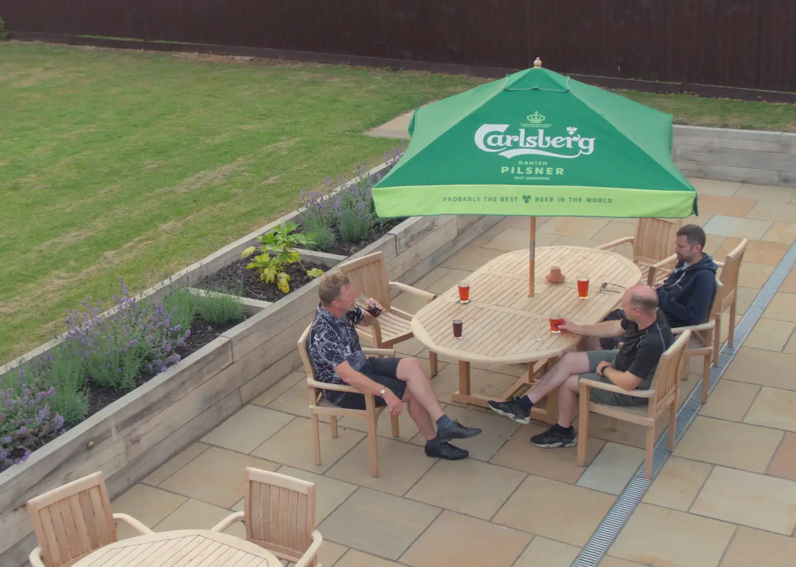 A view from up on the balcony, from Camping at Weybread, and the BSCC at Cotton and Dickleburgh - 14th August 2024