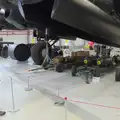 Fred looks at the payload of a Lancaster, Flying in a Dragon Rapide, IWM Duxford, Cambridgeshire - 17th August 2024