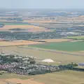 A view of Duxford airfield, Flying in a Dragon Rapide, IWM Duxford, Cambridgeshire - 17th August 2024