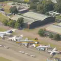 The outdoor collection of British airliners, Flying in a Dragon Rapide, IWM Duxford, Cambridgeshire - 17th August 2024