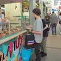 Fred and Harry get massive cookies from the market, The Death of the Feather Factory, Diss, Norfolk - 30th August 2024