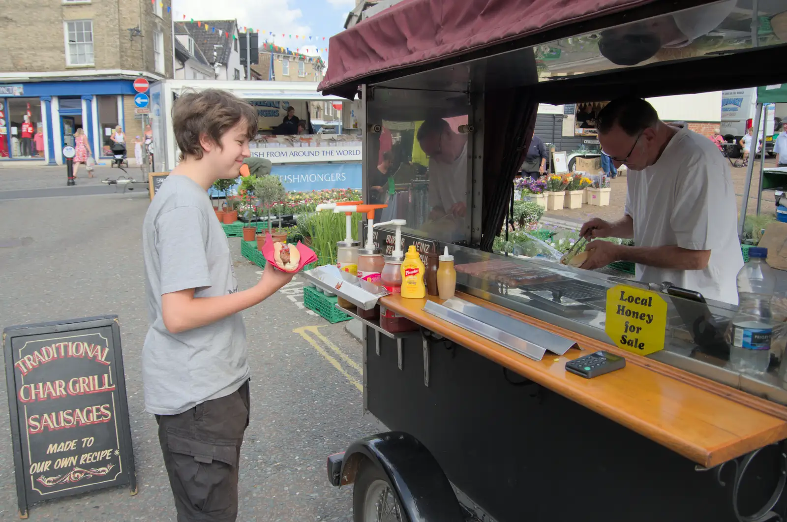 We make a welcome return to Andy Sausage in Diss, from The Death of the Feather Factory, Diss, Norfolk - 30th August 2024