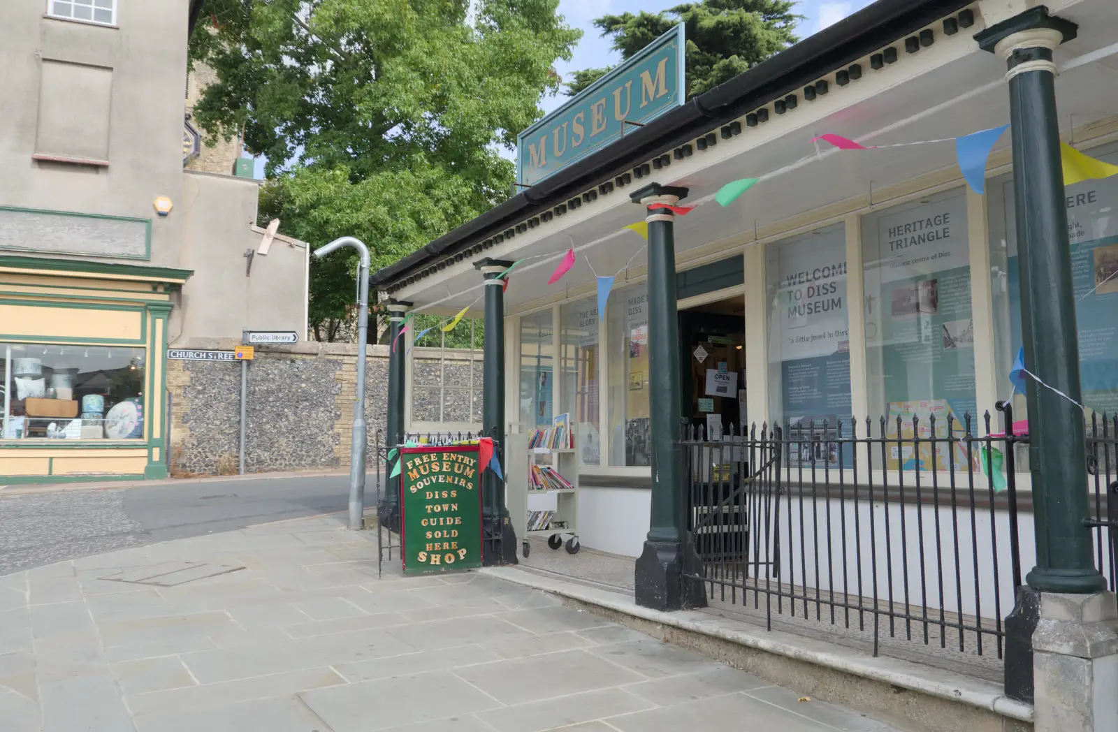 The Diss Museum in the old shambles, from The Death of the Feather Factory, Diss, Norfolk - 30th August 2024