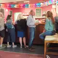 Tony chats to Marc and Suey at the bar, The Death of the Feather Factory, Diss, Norfolk - 30th August 2024